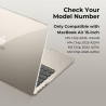 EooCoo Coque Compatible avec MacBook Air 15 Pouces 2023-2025 2026, M5 A3448 M4 A3241 M3 A3114 M2 avec et 15,3" Retina Display, P