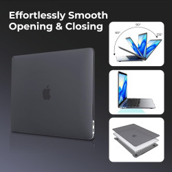 EooCoo Coque MacBook Pro 13 Pouces M2 M12022-2016 A2338 A2289 A2251 A2159 A1989 A1706, Plastique Case Rigide Étui pour MacBook P