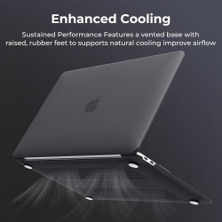 EooCoo Coque MacBook Pro 13 Pouces M2 M12022-2016 A2338 A2289 A2251 A2159 A1989 A1706, Plastique Case Rigide Étui pour MacBook P