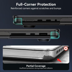 EooCoo Coque Ultra-Mince Compatible avec MacBook Pro 14 Pouces 2025 2024-2021 M5 A3434 M4 A3112 A3185 A3401 M3 A2918 A2992 M2 A2