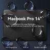 EooCoo Coque Ultra-Mince Compatible avec MacBook Pro 14 Pouces 2025 2024-2021 M5 A3434 M4 A3112 A3185 A3401 M3 A2918 A2992 M2 A2