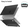 EooCoo Coque Compatible avec MacBook Air M5 M4 M3 M2 15 Pouces 2023-2025 2026 A3448 A2941 A3114 A3241 avec et 15,3" Retina Displ