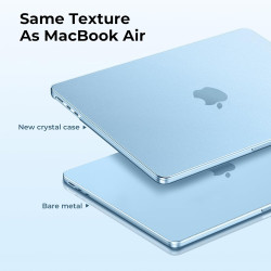 EooCoo Coque Ultra-Mince Compatible avec MacBook Air 15 Pouces M5 M4 M3 M2 2026 2025-2023 Puce A3448 A3241 A3114[correspondre Le
