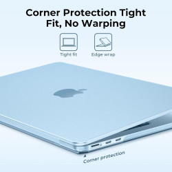 EooCoo Coque Ultra-Mince Compatible avec MacBook Air 15 Pouces M5 M4 M3 M2 2026 2025-2023 Puce A3448 A3241 A3114[correspondre Le
