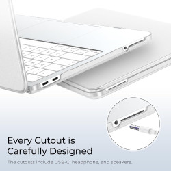 EooCoo Compatible avec Coque MacBook Neo 13 Pouces 2026 (Modèle A3404, Puce A18 Pro) Correspondance Parfaite Couleur d'origine, 