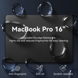 EooCoo Coque Ultra-Mince Compatible avec Pro 16 Pouces 2026 2024-2021, M5 M4 M3 M2 M1 Pro Max [Identique au Mac Nu] A3428 A3429 