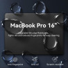 EooCoo Coque Ultra-Mince Compatible avec Pro 16 Pouces 2026 2024-2021, M5 M4 M3 M2 M1 Pro Max [Identique au Mac Nu] A3428 A3429 