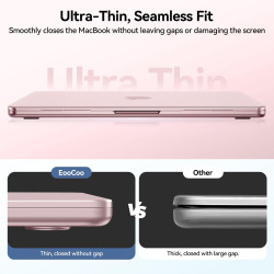 EooCoo Compatible avec Coque MacBook Neo 13 Pouces 2026 (Modèle A3404, Puce A18 Pro) Correspondance Parfaite Couleur d'origine, 