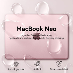 EooCoo Compatible avec Coque MacBook Neo 13 Pouces 2026 (Modèle A3404, Puce A18 Pro) Correspondance Parfaite Couleur d'origine, 