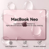 EooCoo Compatible avec Coque MacBook Neo 13 Pouces 2026 (Modèle A3404, Puce A18 Pro) Correspondance Parfaite Couleur d'origine, 