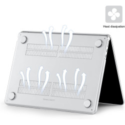 Compatible avec Coque MacBook Air M5 15 Pouces M4 M3 M2 2026 2025-2023, A3448 A3241 A3114 A2941, Protection Mac Book Air Étui Ri