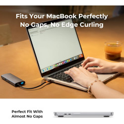EooCoo Coque Compatible avec MacBook Air 15 Pouces M5 M4 M3 M2 2026 2025-2023,A3448 A3241 A3114 avec Touch ID et 15,3" Retina Di