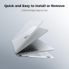 EooCoo Coque Compatible avec MacBook Air 15 Pouces M5 M4 M3 M2 2026 2025-2023,A3448 A3241 A3114 avec Touch ID et 15,3" Retina Di