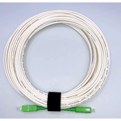 Elfcam® - câble/rallonge fibre optique (orange sfr bouygues) - jarretière simplex monomode sc-apc à sc-apc - blindage et connect