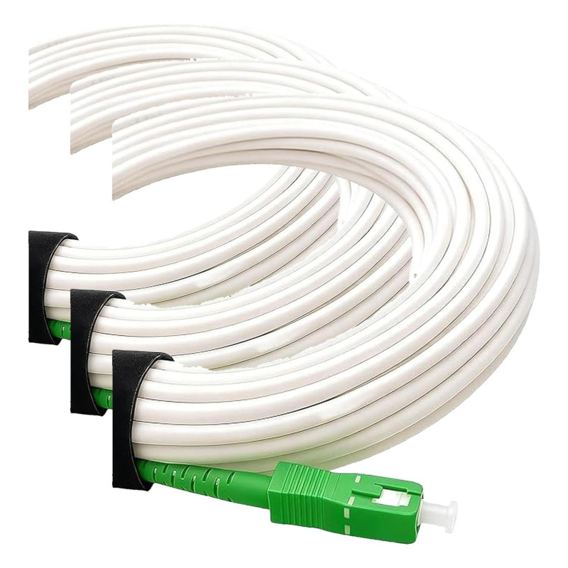 Elfcam® - 0,5m câble/rallonge fibre optique (orange sfr bouygues) - jarretière simplex monomode sc-apc à sc-apc - blindage et co