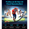 Sniokco 8K 4K Câble HDMI 2.1 48Gbps 20M, Haute Vitesse HDMI® Cable 0.01ms 4K 240Hz 165Hz 120Hz 8K 60Hz eARC Netflix HDCP 2.3 2.2