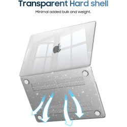 FINTIE Coque Compatible avec MacBook Air 13.6 Pouces M5 M4 M3 M2 (2026/2025/2024/2022, A3449/A3240/A3113/A2681), Coque Fine Légè