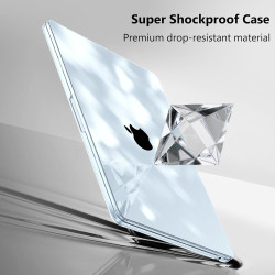 FINTIE Coque Compatible avec MacBook Air 13.6 Pouces M5 M4 M3 M2 (2026/2025/2024/2022, A3449/A3240/A3113/A2681), Coque Fine Légè
