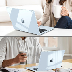 FINTIE Coque Compatible avec MacBook Air 13.6 Pouces M5 M4 M3 M2 (2026/2025/2024/2022, A3449/A3240/A3113/A2681), Coque Fine Légè