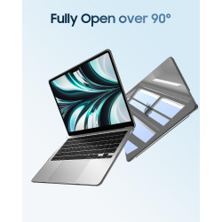 FINTIE Coque Compatible avec MacBook Air 13.6 Pouces M5 M4 M3 M2 (2026/2025/2024/2022, A3449/A3240/A3113/A2681), Coque Fine Légè