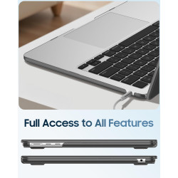 FINTIE Coque Compatible avec MacBook Air 13.6 Pouces M5 M4 M3 M2 (2026/2025/2024/2022, A3449/A3240/A3113/A2681), Coque Fine Légè