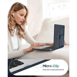 FINTIE Coque Compatible avec MacBook Air 13.6 Pouces M5 M4 M3 M2 (2026/2025/2024/2022, A3449/A3240/A3113/A2681), Coque Fine Légè