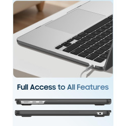 FINTIE Coque Compatible avec MacBook Air 13.6 Pouces M5 M4 M3 M2 (2026/2025/2024/2022, A3449/A3240/A3113/A2681), Coque Fine Légè