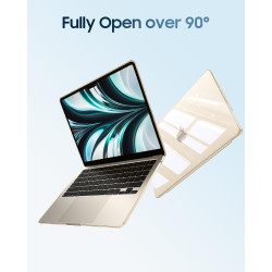 FINTIE Coque Compatible avec MacBook Air 13.6 Pouces M5 M4 M3 M2 (2026/2025/2024/2022, A3449/A3240/A3113/A2681), Coque Fine Légè