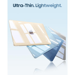 FINTIE Coque Compatible avec MacBook Air 13.6 Pouces M5 M4 M3 M2 (2026/2025/2024/2022, A3449/A3240/A3113/A2681), Coque Fine Légè