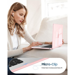 FINTIE Coque Compatible avec MacBook Air 13.6 Pouces M5 M4 M3 M2 (2026/2025/2024/2022, A3449/A3240/A3113/A2681), Coque Fine Légè