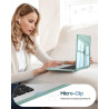 FINTIE Coque Compatible avec MacBook Air 13.6 Pouces M5 M4 M3 M2 (2026/2025/2024/2022, A3449/A3240/A3113/A2681), Coque Fine Légè