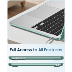 FINTIE Coque Compatible avec MacBook Air 13.6 Pouces M5 M4 M3 M2 (2026/2025/2024/2022, A3449/A3240/A3113/A2681), Coque Fine Légè