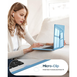 FINTIE Coque Compatible avec MacBook Air 13.6 Pouces M5 M4 M3 M2 (2026/2025/2024/2022, A3449/A3240/A3113/A2681), Coque Fine Légè
