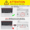 FINTIE Coque Compatible avec MacBook Air 13.6 Pouces M5 M4 M3 M2 (2026/2025/2024/2022, A3449/A3240/A3113/A2681), Coque Fine Légè