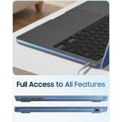 FINTIE Coque Compatible avec MacBook Air 13.6 Pouces M5 M4 M3 M2 (2026/2025/2024/2022, A3449/A3240/A3113/A2681), Coque Fine Légè