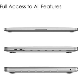 FINTIE Coque Compatible avec MacBook Pro 13 Pouces 2022-2016 (M2 & M1 A2338 / A2289 / A2251 / A2159 / A1989 / A1706 / A1708), Ét