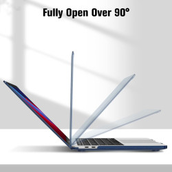 FINTIE Coque Compatible avec MacBook Pro 13 Pouces 2022-2016 (M2 & M1 A2338 / A2289 / A2251 / A2159 / A1989 / A1706 / A1708), Ét