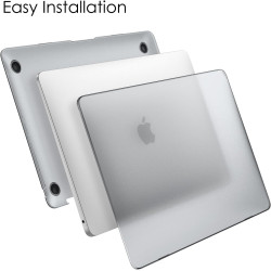 FINTIE Coque Compatible avec MacBook Air 13 Pouces M1 (A2337) / MacBook Air 13 2020/2019/2018 (A1932/A2179), Etui Rigide Fin Hou