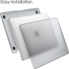 FINTIE Coque Compatible avec MacBook Air 13 Pouces M1 (A2337) / MacBook Air 13 2020/2019/2018 (A1932/A2179), Etui Rigide Fin Hou