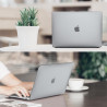 FINTIE Coque Compatible avec MacBook Air 13 Pouces M1 (A2337) / MacBook Air 13 2020/2019/2018 (A1932/A2179), Etui Rigide Fin Hou
