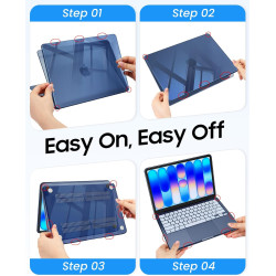 FINTIE Coque Compatible avec MacBook Neo 13 Pouces 2026 (Puce A18 Pro, Modèle A3404), Coque Fine et Légère, Étui Rigide Housse e