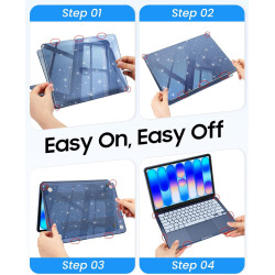 FINTIE Coque Compatible avec MacBook Neo 13 Pouces 2026 (Puce A18 Pro, Modèle A3404), Coque Fine et Légère, Étui Rigide Housse e