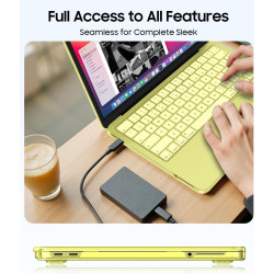FINTIE Coque Compatible avec MacBook Neo 13 Pouces 2026 (Puce A18 Pro, Modèle A3404), Coque Fine et Légère, Étui Rigide Housse e