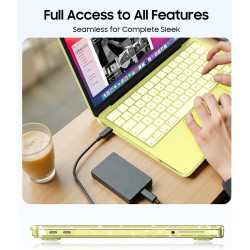 FINTIE Coque Compatible avec MacBook Neo 13 Pouces 2026 (Puce A18 Pro, Modèle A3404), Coque Fine et Légère, Étui Rigide Housse e