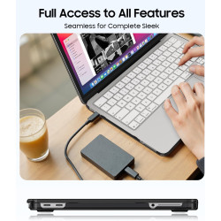 FINTIE Coque Compatible avec MacBook Neo 13 Pouces 2026 (Puce A18 Pro, Modèle A3404), Coque Fine et Légère, Étui Rigide Housse e