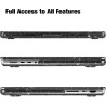 FINTIE Coque Compatible avec MacBook Pro 14 Pouces M5 M4 M3 M2 M1 Pro/Max (2026-2021), Etui Fin Léger Housse de Protection en Pl