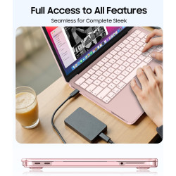 FINTIE Coque Compatible avec MacBook Neo 13 Pouces 2026 (Puce A18 Pro, Modèle A3404), Coque Fine et Légère, Étui Rigide Housse e