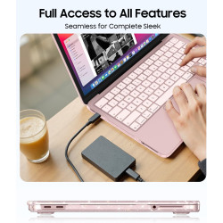 FINTIE Coque Compatible avec MacBook Neo 13 Pouces 2026 (Puce A18 Pro, Modèle A3404), Coque Fine et Légère, Étui Rigide Housse e