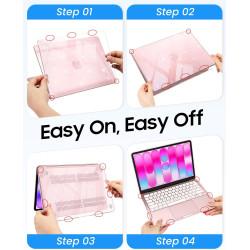 FINTIE Coque Compatible avec MacBook Neo 13 Pouces 2026 (Puce A18 Pro, Modèle A3404), Coque Fine et Légère, Étui Rigide Housse e