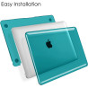 FINTIE Coque Compatible avec MacBook Air 13 Pouces M1 (A2337) / MacBook Air 13 2020/2019/2018 (A1932/A2179), Etui Rigide Fin Hou